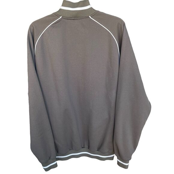 Clique Chevy Mens Jacket Extra Large XL Full Zip Gray Chevrolet Bowtie Casual - Picture 2 of 11